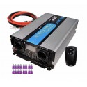 Inversor solar 2000w 12v Onda pura con Mando