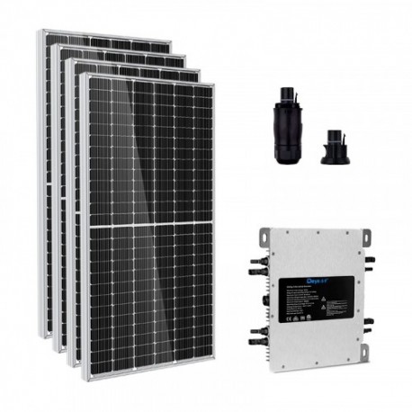 Kit solar 1800w + Microinversor 2000w