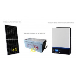Kit solar 10800/6300w Diarios con batería de Litio