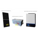 Kit solar 10800/6300w Diarios con 2 baterías de GEL