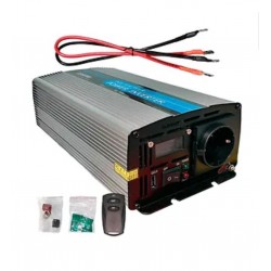 Inversor solar 1000w 12v Onda pura con Mando