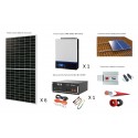 Kit solar 18000w/10500w Diarios con batería de Litio