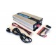 Inversor solar 3000w 12v Onda pura LCD+Mando+Cables+Cargador