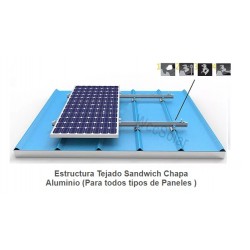 Soporte Para 1 Placa solar
