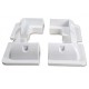 Soporte 4 Esquinas ABS